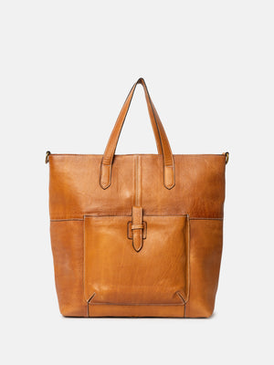 RE:DESIGNED EST 2003 Layla Work Bag Burned Tan