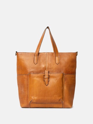 RE:DESIGNED EST 2003 Layla Work Bag Burned Tan