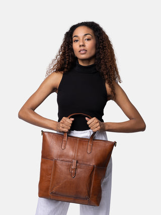 RE:DESIGNED EST 2003 Layla Work Bag Walnut