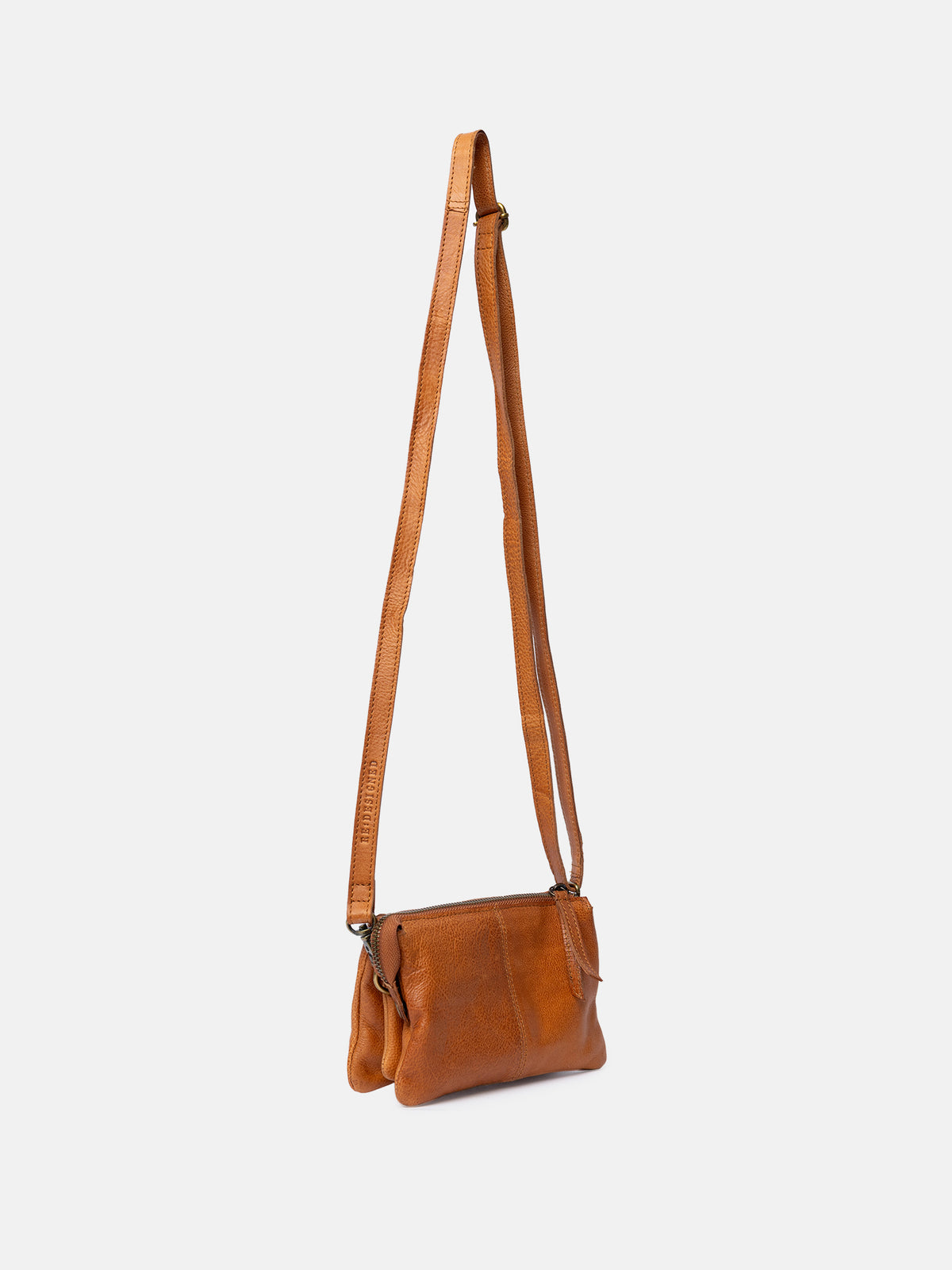 RE:DESIGNED EST 2003 Lisa Urban Clutch Burned Tan
