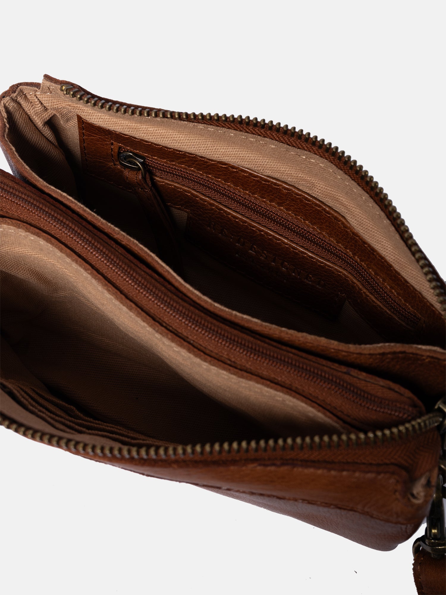 RE:DESIGNED EST 2003 Lisa Urban Clutch Walnut