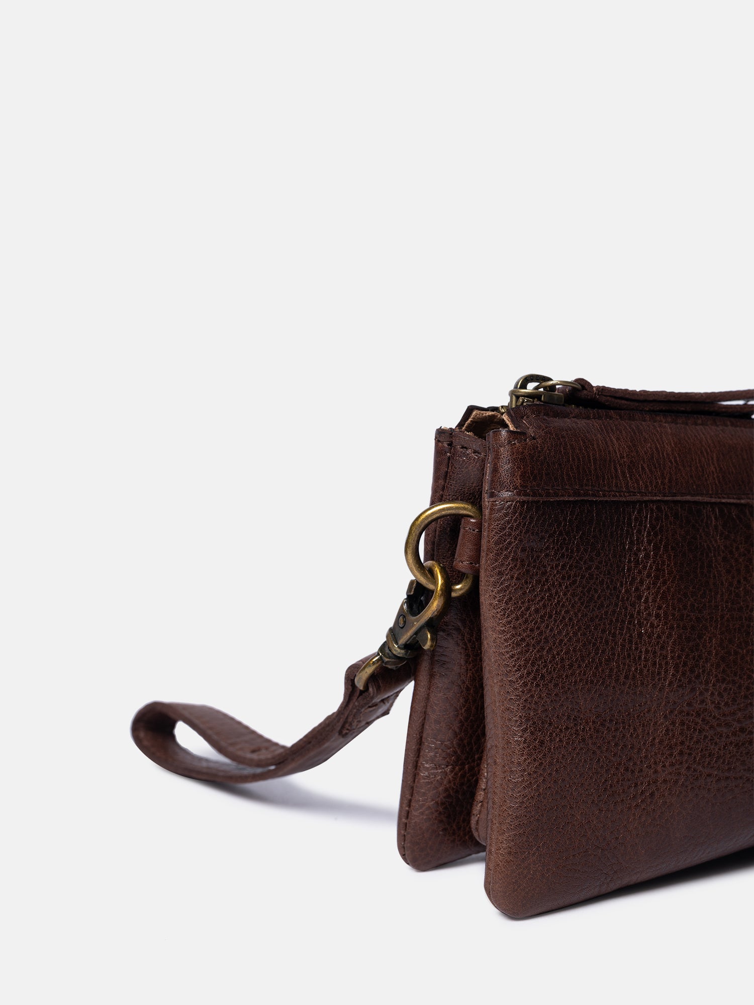 RE:DESIGNED EST 2003 Lisa Urban Clutch Woodsmoke