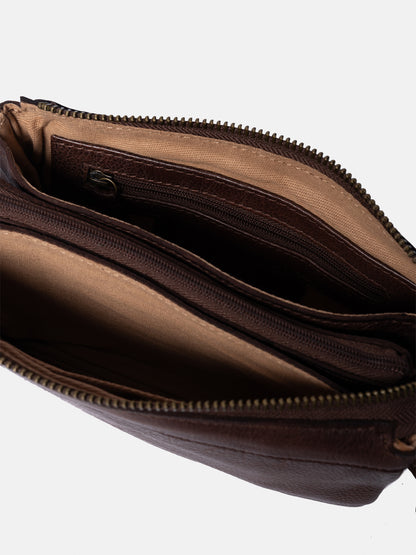 RE:DESIGNED EST 2003 Lisa Urban Clutch Woodsmoke