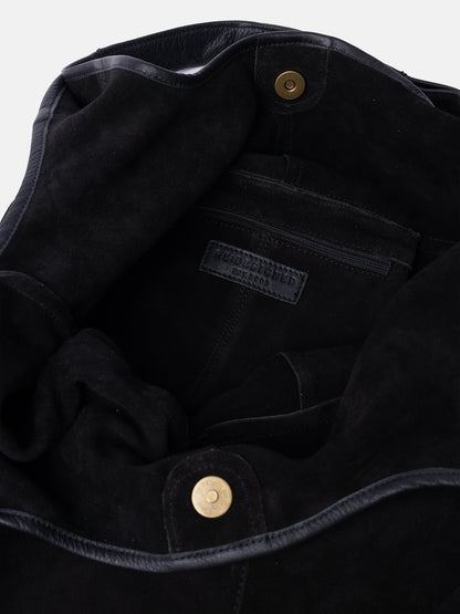 RE:DESIGNED EST 2003 Lyra Suede Shopper Black