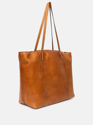 RE:DESIGNED EST 2003 Malou Big Work Bag Burned Tan