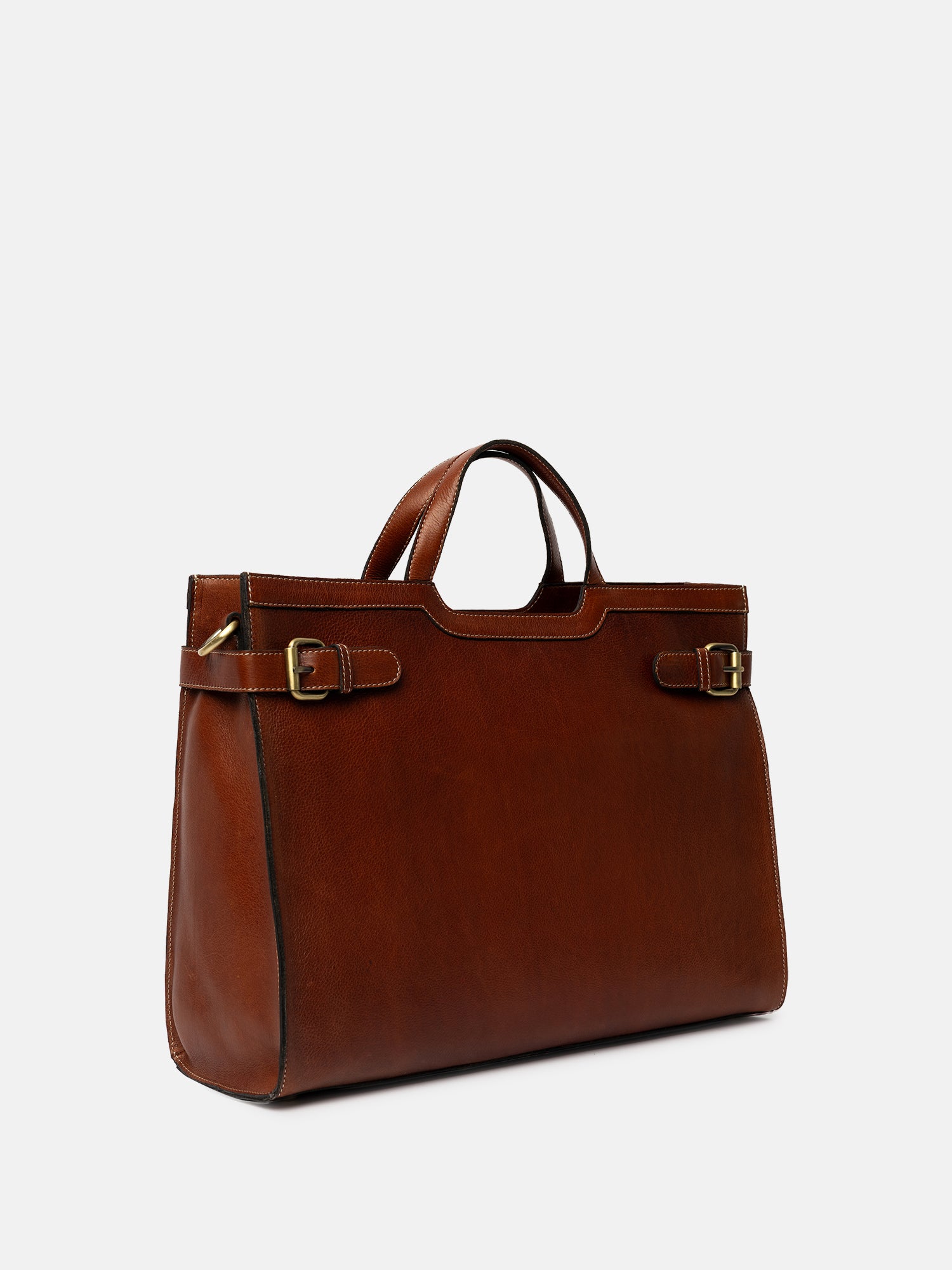 RE:DESIGNED EST 2003 May Big Work Bag Cognac