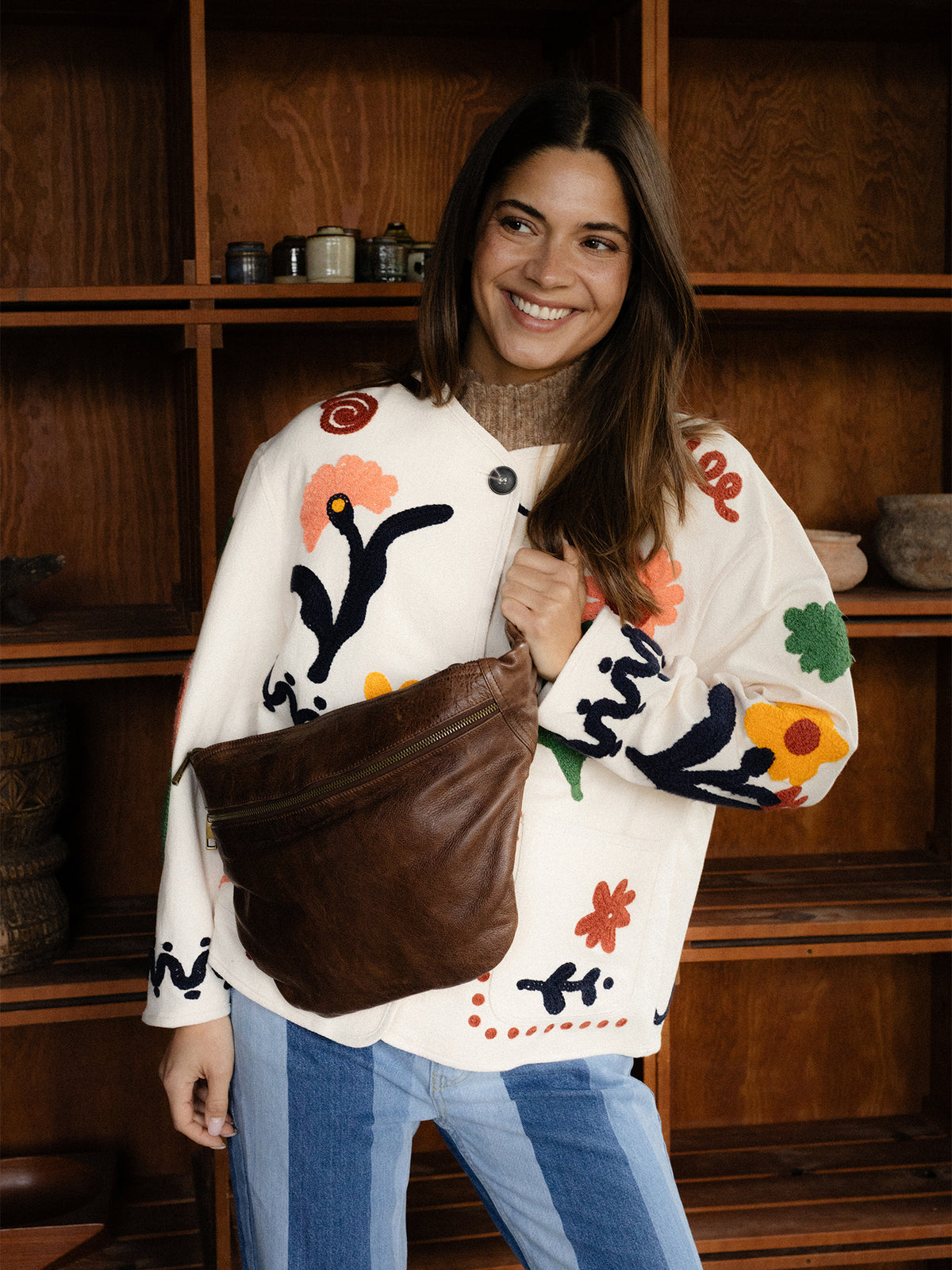 RE:DESIGNED EST 2003 Merla Urban Bumbag Woodsmoke
