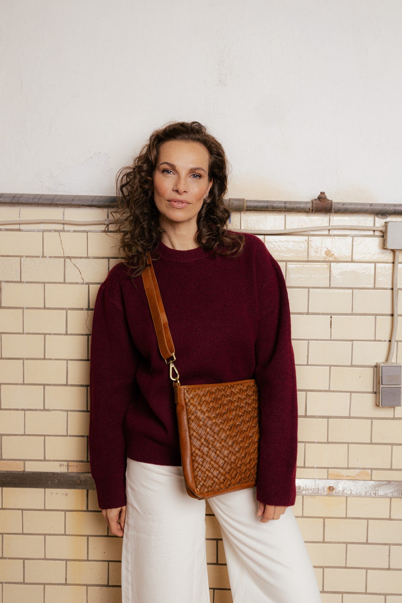 RE:DESIGNED EST 2003 Mika Medium Crossover Tan