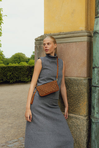 RE:DESIGNED EST 2003 Mika Small Clutch Tan