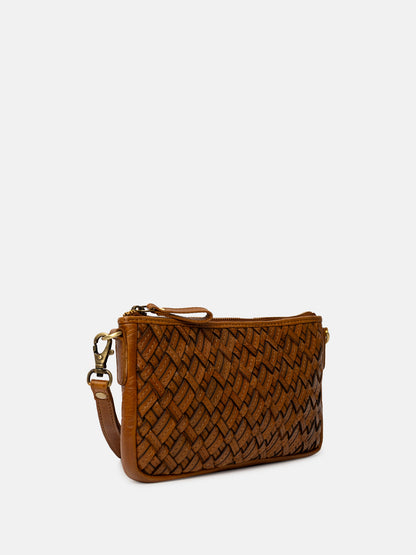 RE:DESIGNED EST 2003 Mika Small Clutch Tan