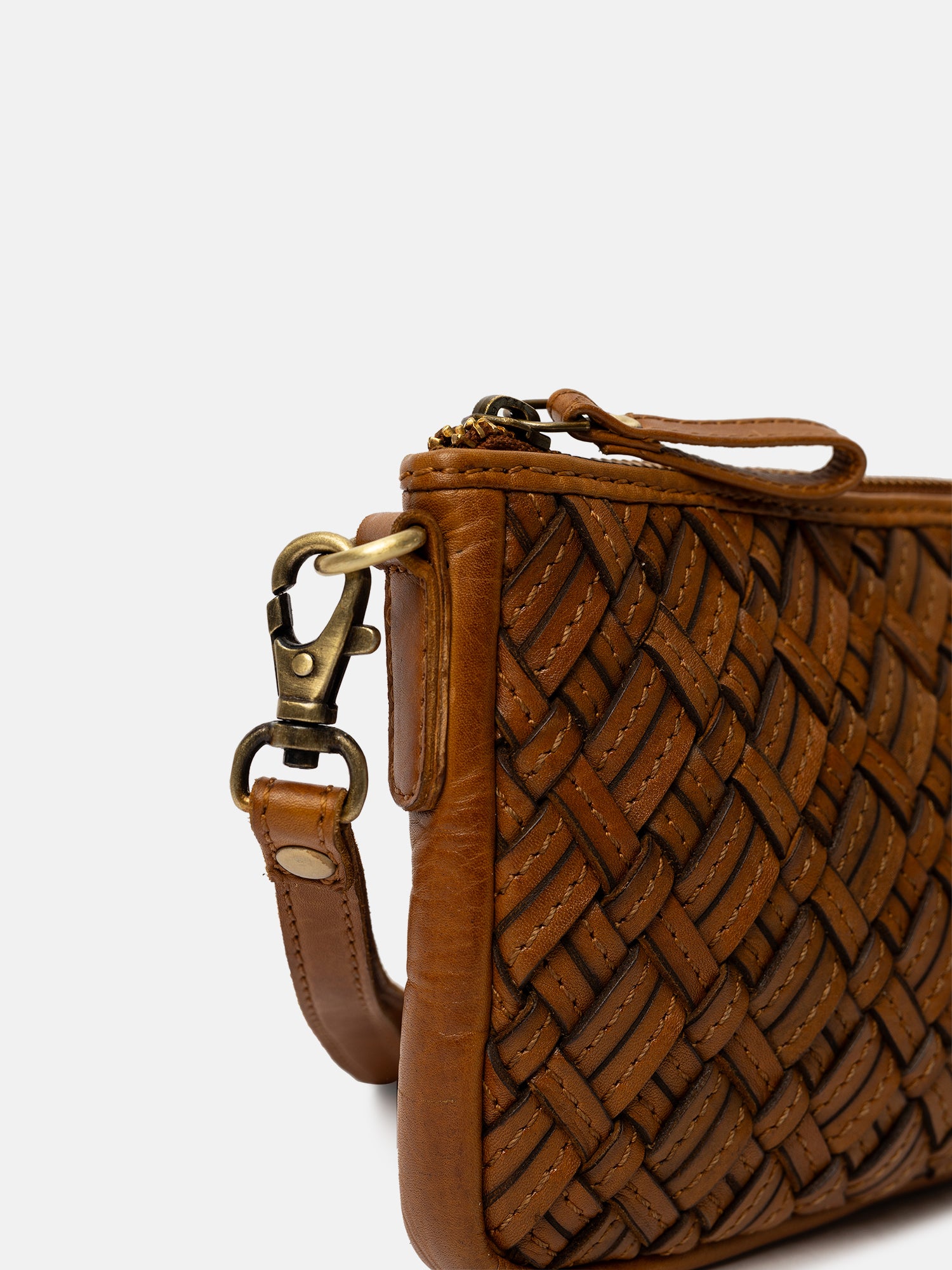 RE:DESIGNED EST 2003 Mika Small Clutch Tan