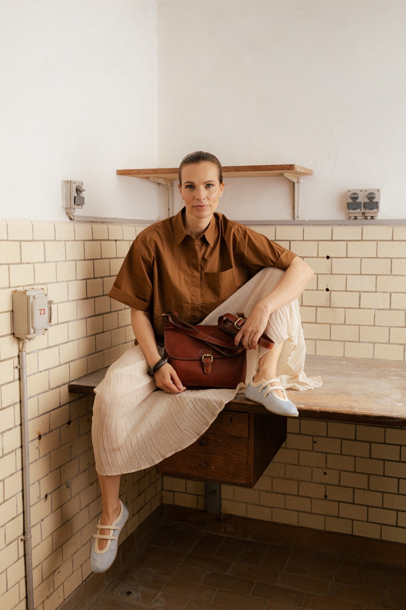 RE:DESIGNED EST 2003 Milli Big Crossover Cognac