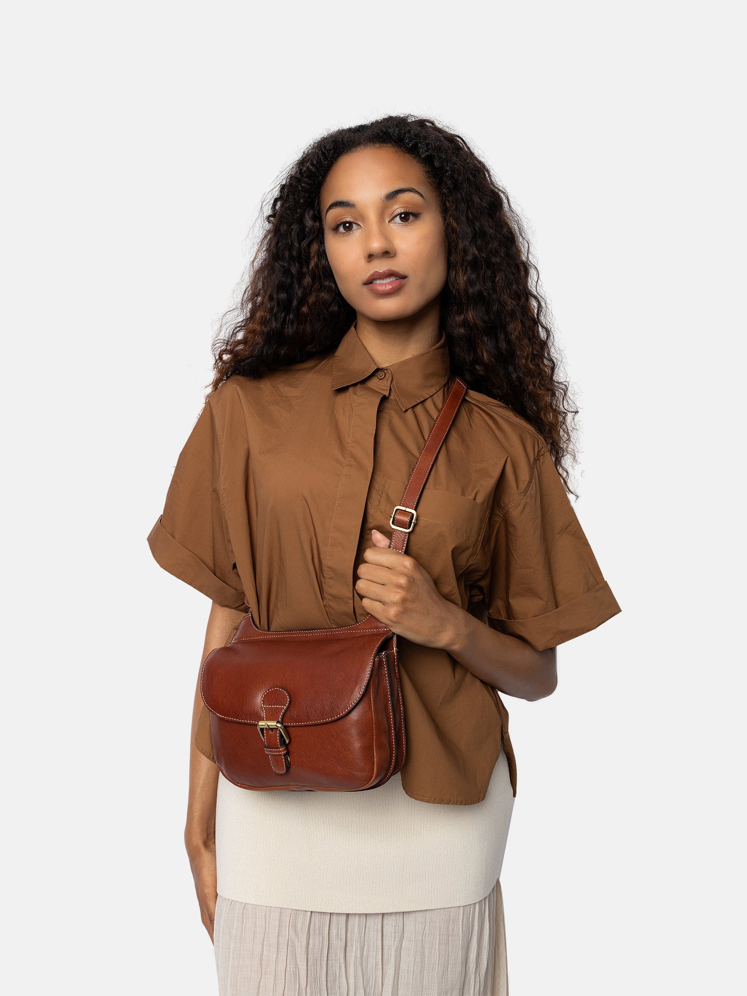 RE:DESIGNED EST 2003 Milli Small Crossover Cognac