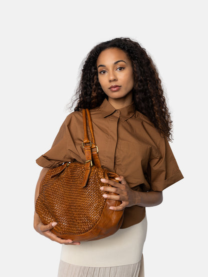 RE:DESIGNED EST 2003 Minea Shoulder bag Tan