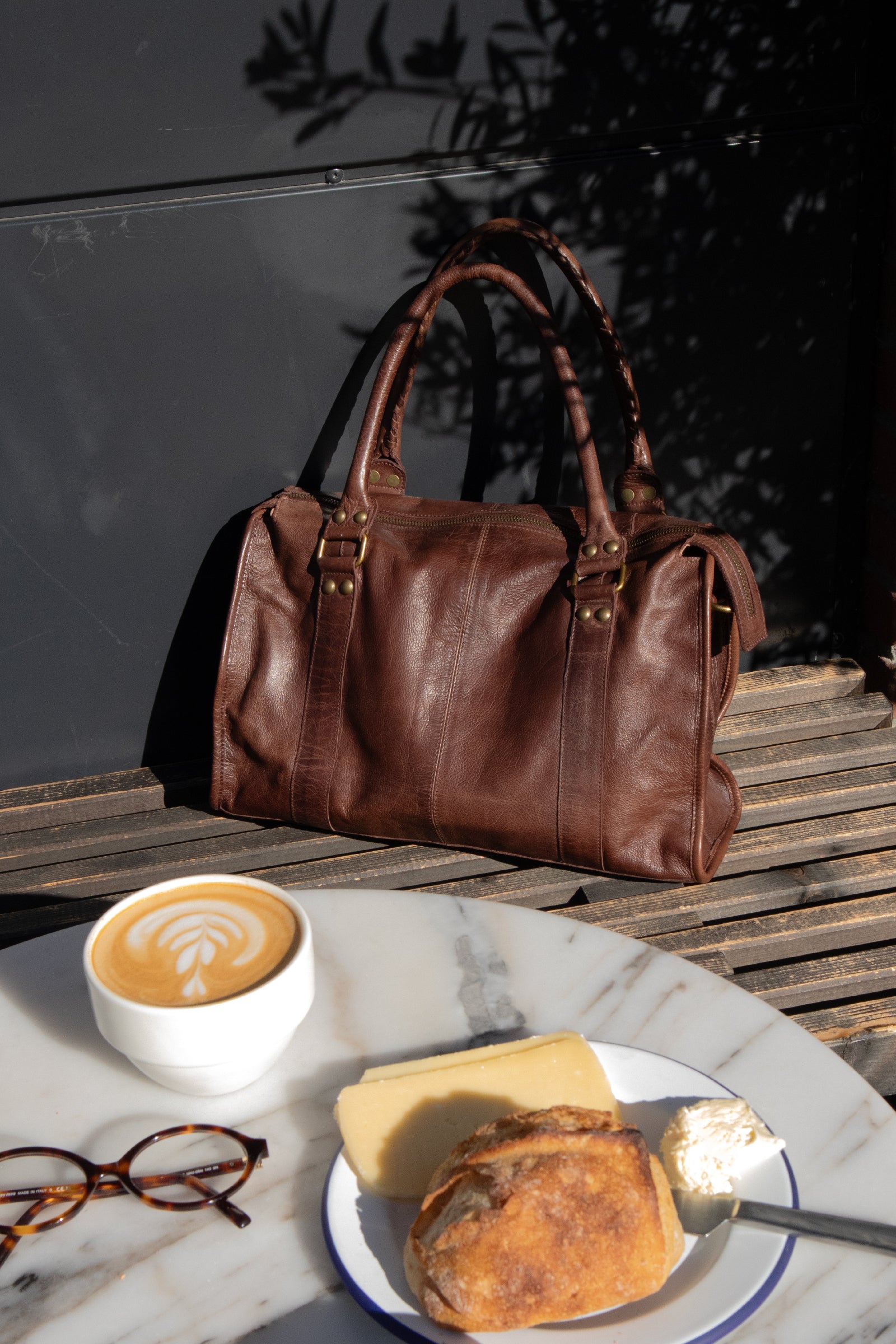 RE:DESIGNED EST 2003 Miri Big Shoulder bag Woodsmoke