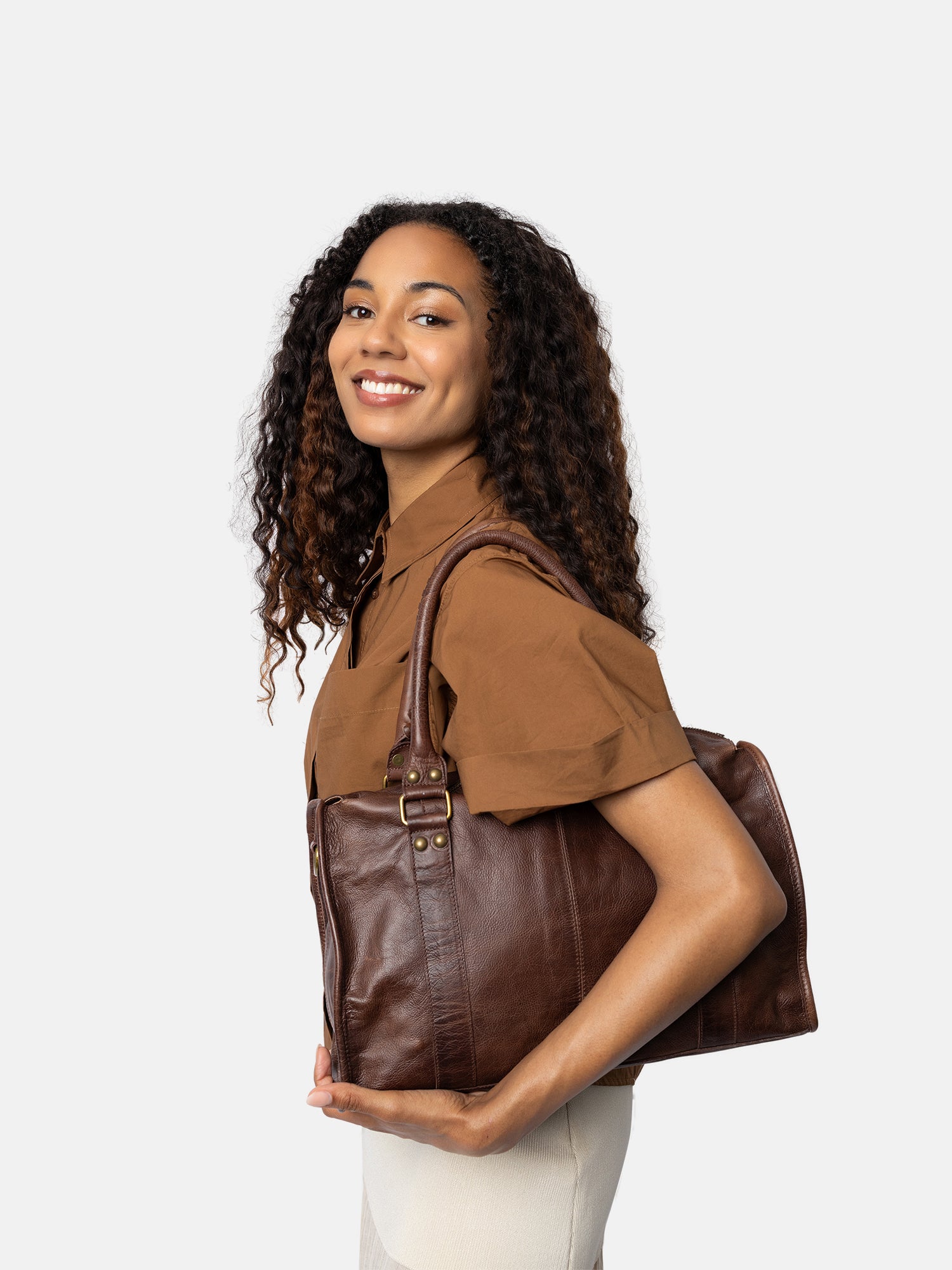 RE:DESIGNED EST 2003 Miri Big Shoulder bag Woodsmoke