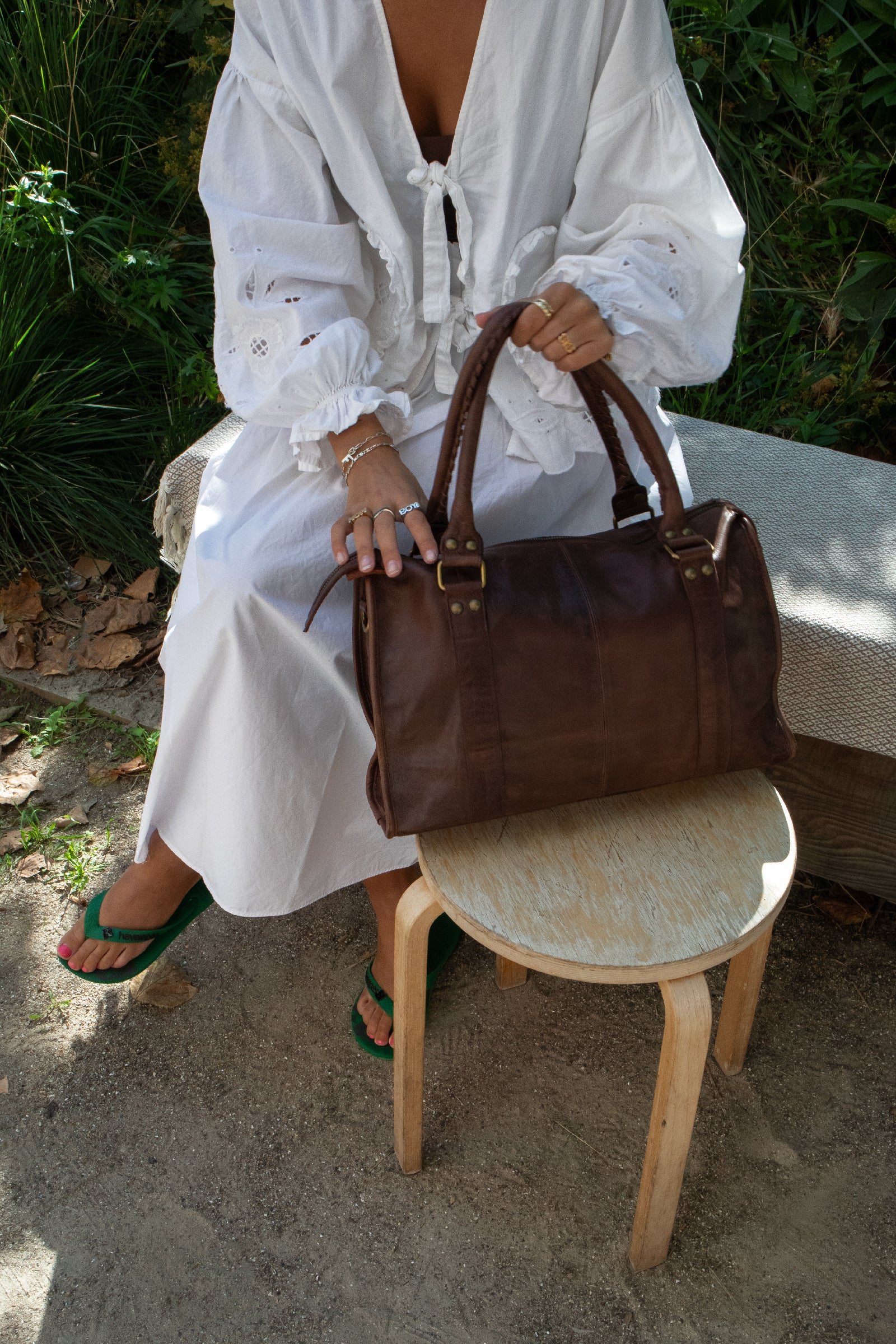 RE:DESIGNED EST 2003 Miri Big Shoulder bag Woodsmoke