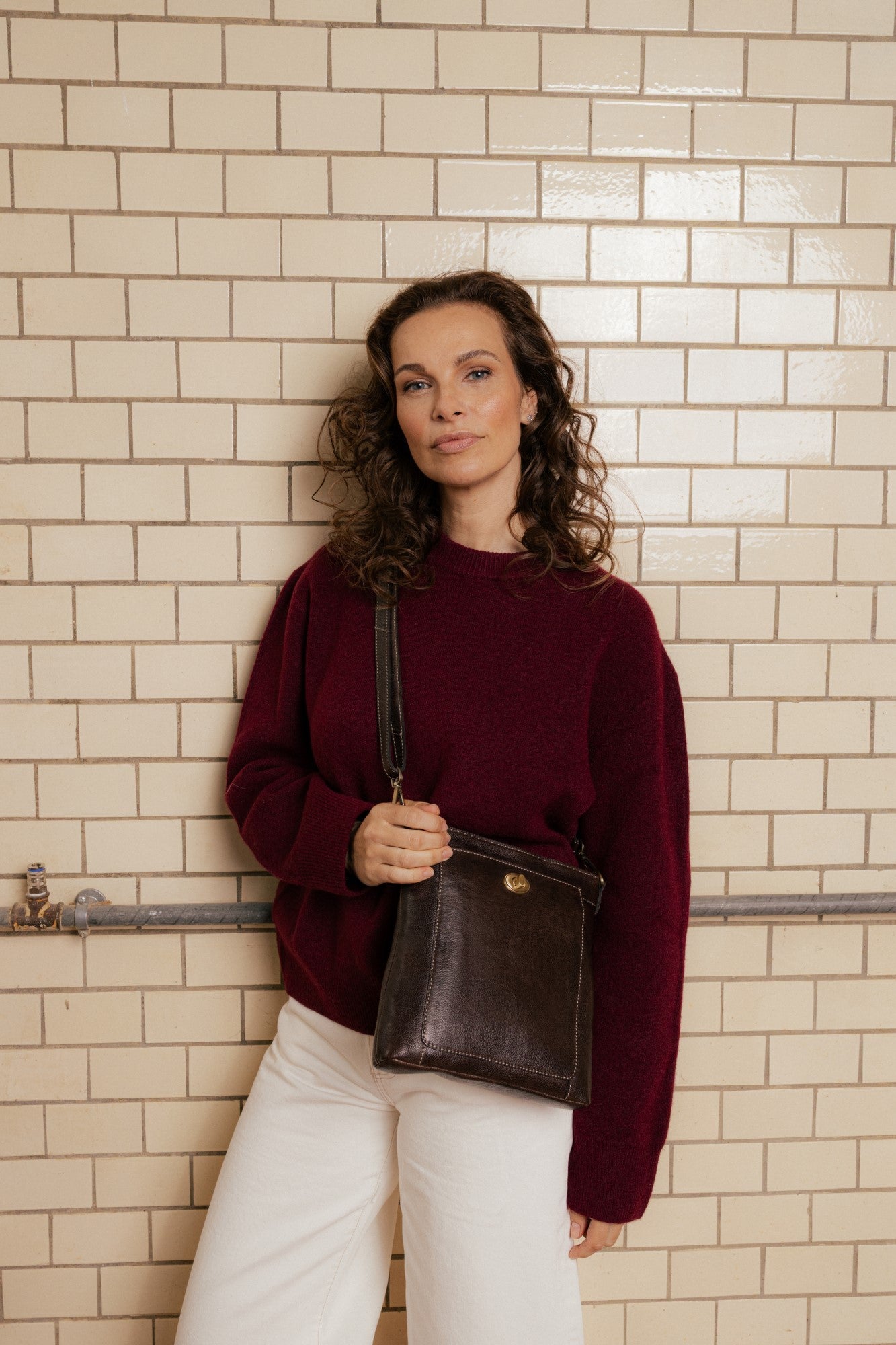 RE:DESIGNED EST 2003 Moa Small Crossover Dark Brown