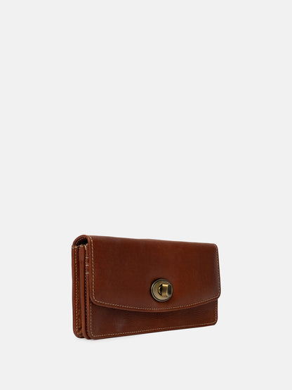 RE:DESIGNED EST 2003 Moa Wallet Big Wallet Cognac
