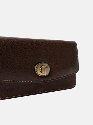 RE:DESIGNED EST 2003 Moa Wallet Big Wallet Dark Brown