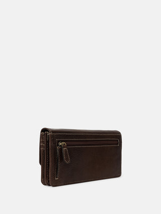 RE:DESIGNED EST 2003 Moa Wallet Big Wallet Dark Brown