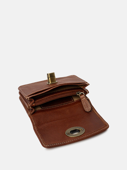 RE:DESIGNED EST 2003 Moa Wallet Small Wallet Cognac