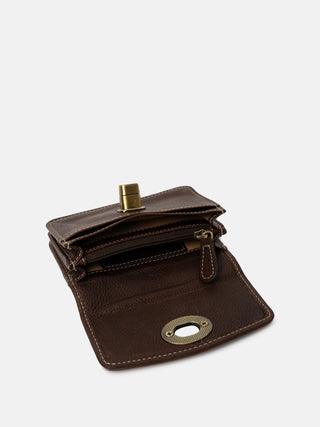 RE:DESIGNED EST 2003 Moa Wallet Small Wallet Dark Brown