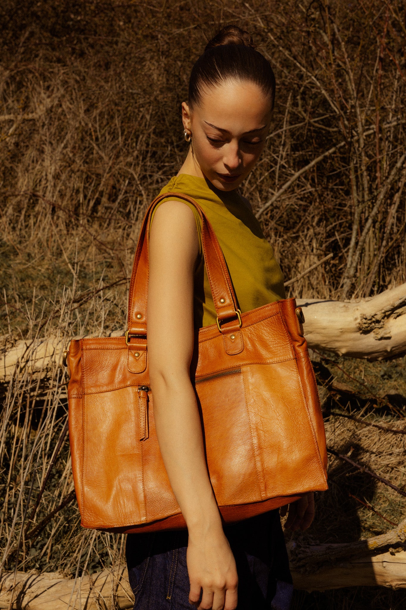 RE:DESIGNED EST 2003 Molly Urban Shoulder bag Burned Tan