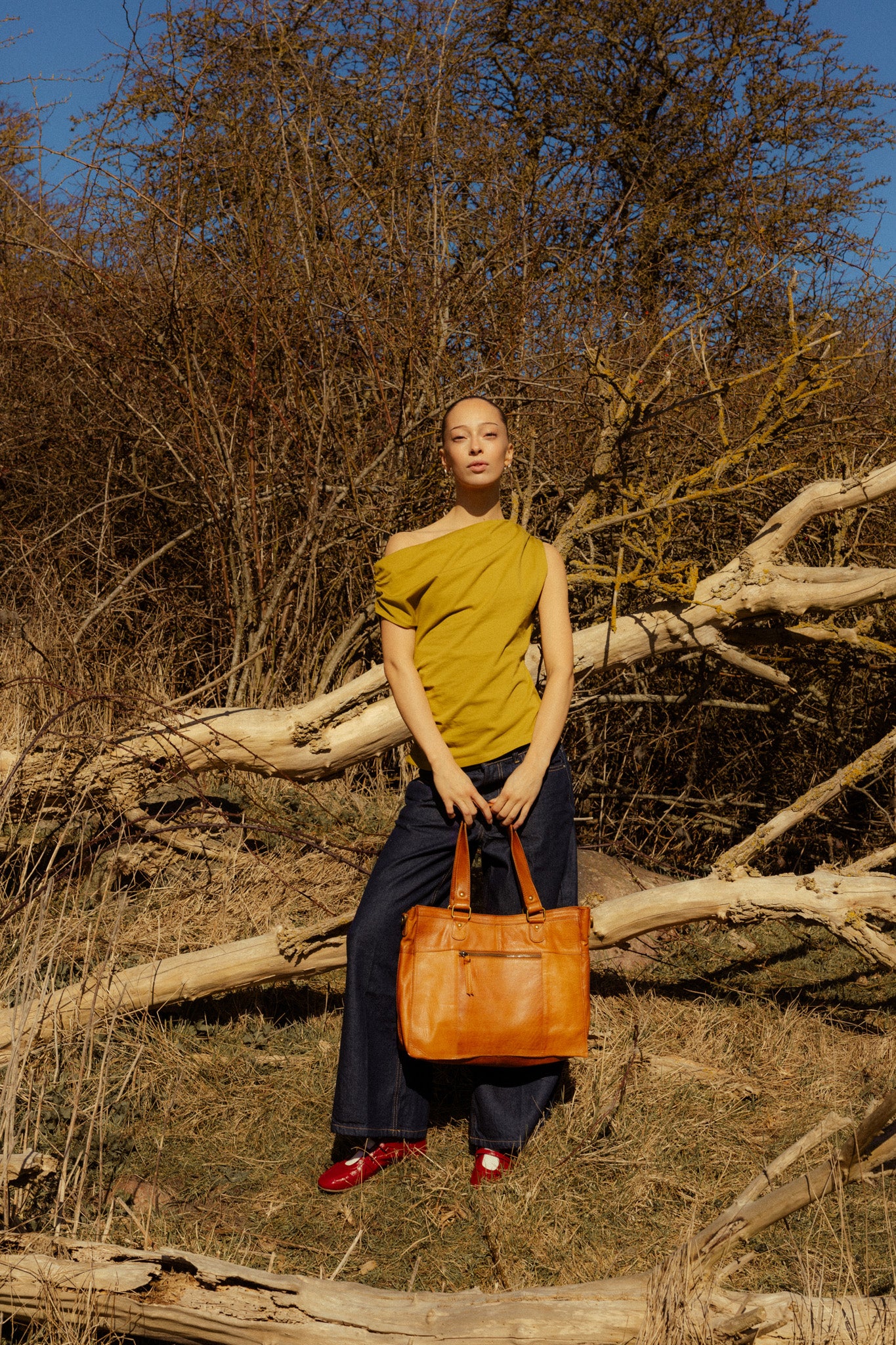 RE:DESIGNED EST 2003 Molly Urban Shoulder bag Burned Tan