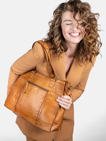 RE:DESIGNED EST 2003 Molly Urban Shoulder bag Burned Tan