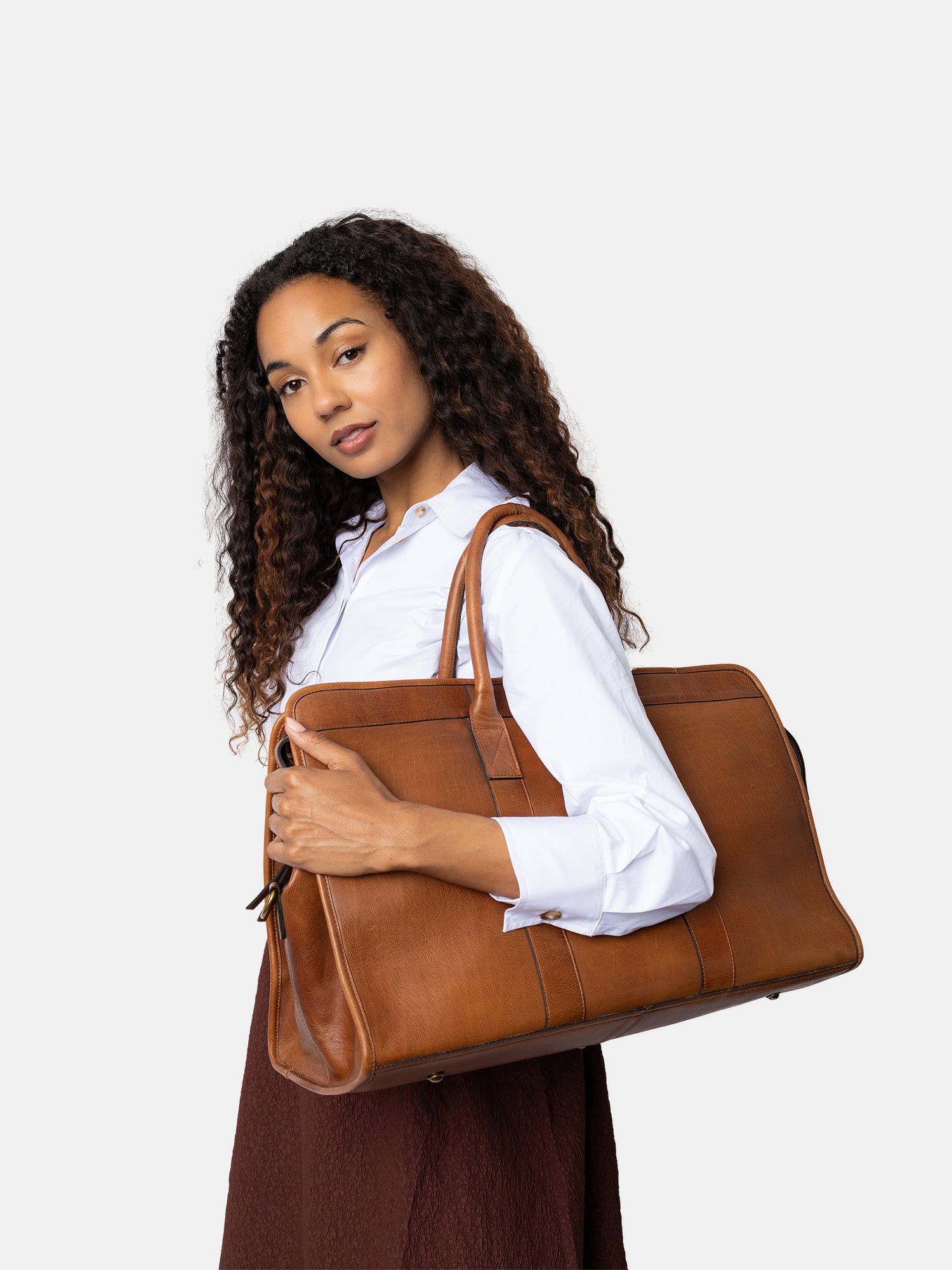 RE:DESIGNED EST 2003 Mumi Weekend Bag Walnut