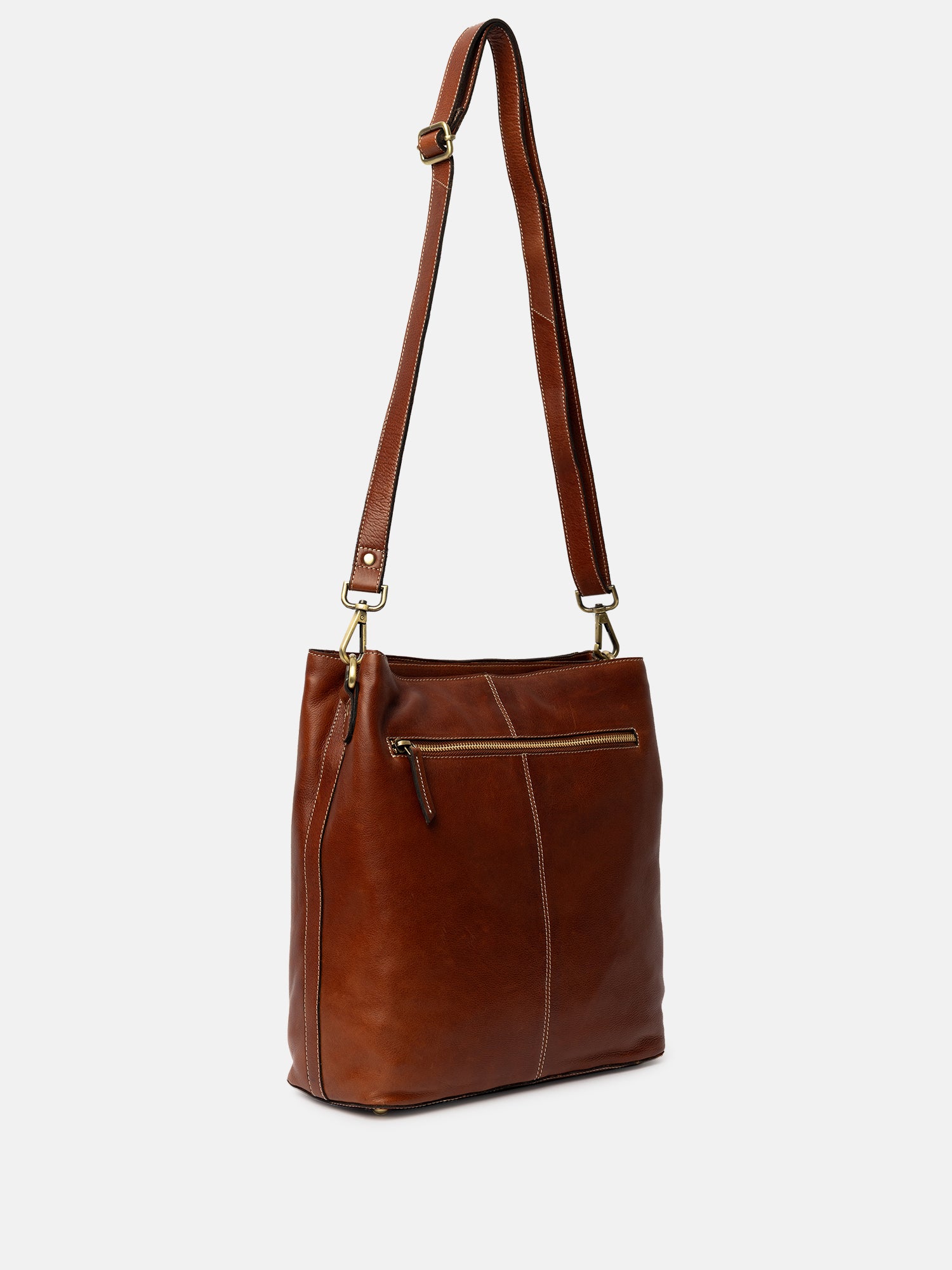 RE:DESIGNED EST 2003 Myra Big Shoulder bag Cognac
