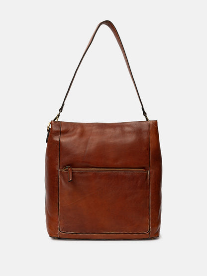 RE:DESIGNED EST 2003 Myra Big Shoulder bag Cognac