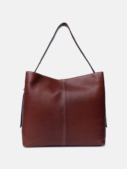 RE:DESIGNED EST 2003 Naya Big Shoulder bag Cognac