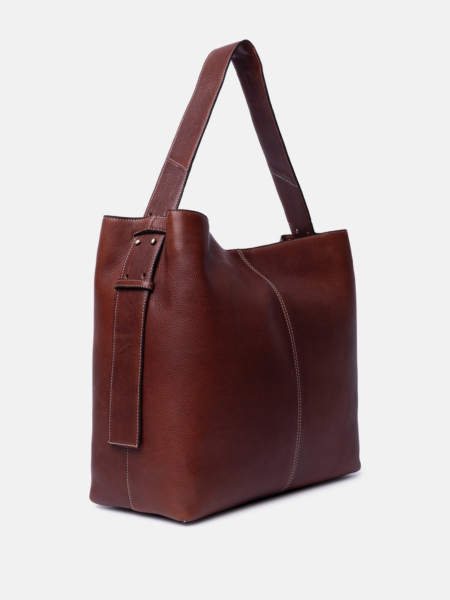 RE:DESIGNED EST 2003 Naya Big Shoulder bag Cognac