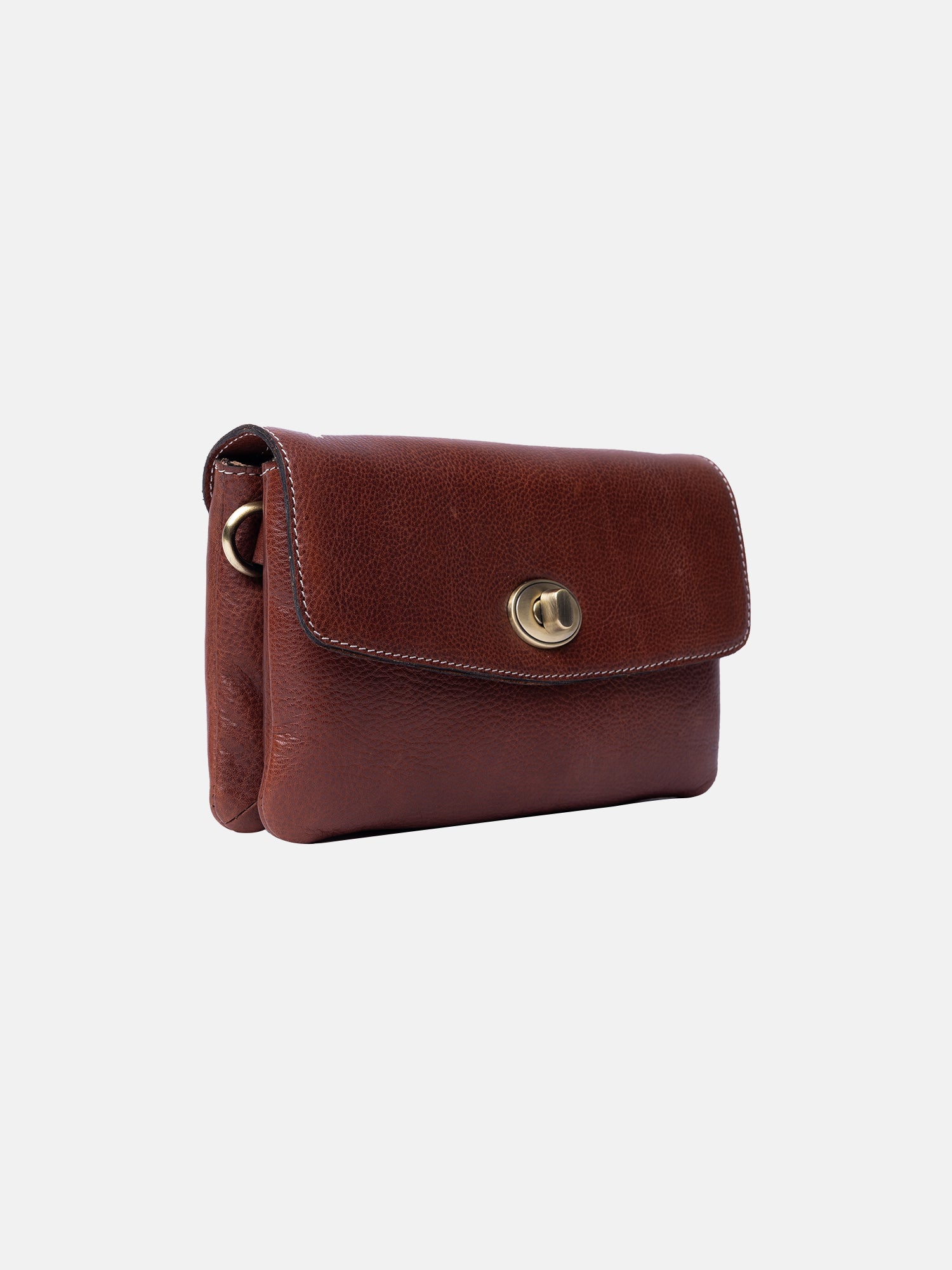RE:DESIGNED EST 2003 Nisha Clutch Clutch Cognac