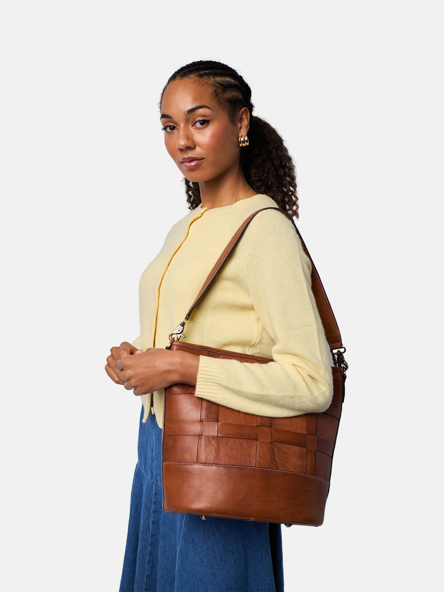 RE:DESIGNED EST 2003 Noor Big Shoulder bag Walnut