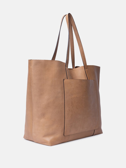 RE:DESIGNED EST 2003 Nuha Shopper Camel