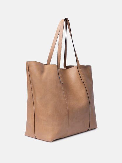 RE:DESIGNED EST 2003 Nuha Shopper Camel