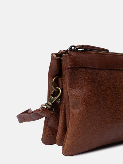 RE:DESIGNED EST 2003 Ola Clutch Walnut