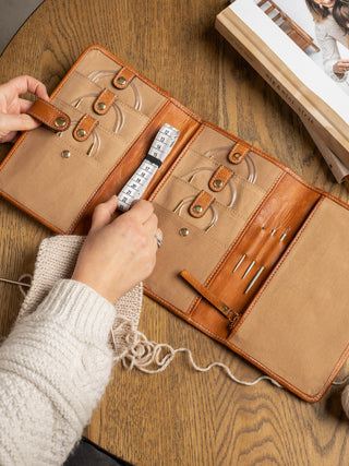 PROJECT Project 7 Needle Case Burned Tan/Gold