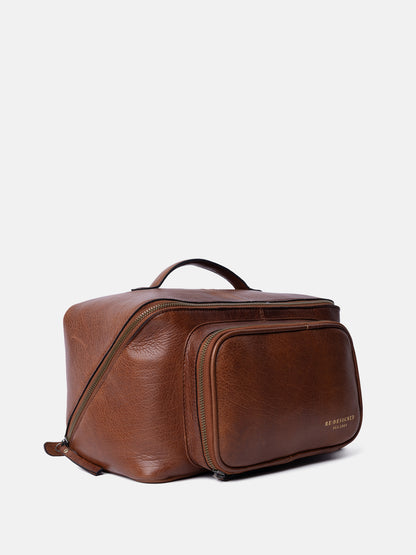 RE:DESIGNED EST 2003 Sally Toiletry Bag Walnut