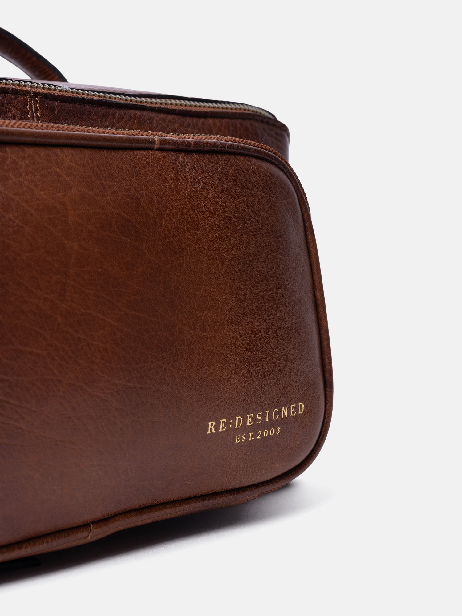RE:DESIGNED EST 2003 Sally Toiletry Bag Walnut