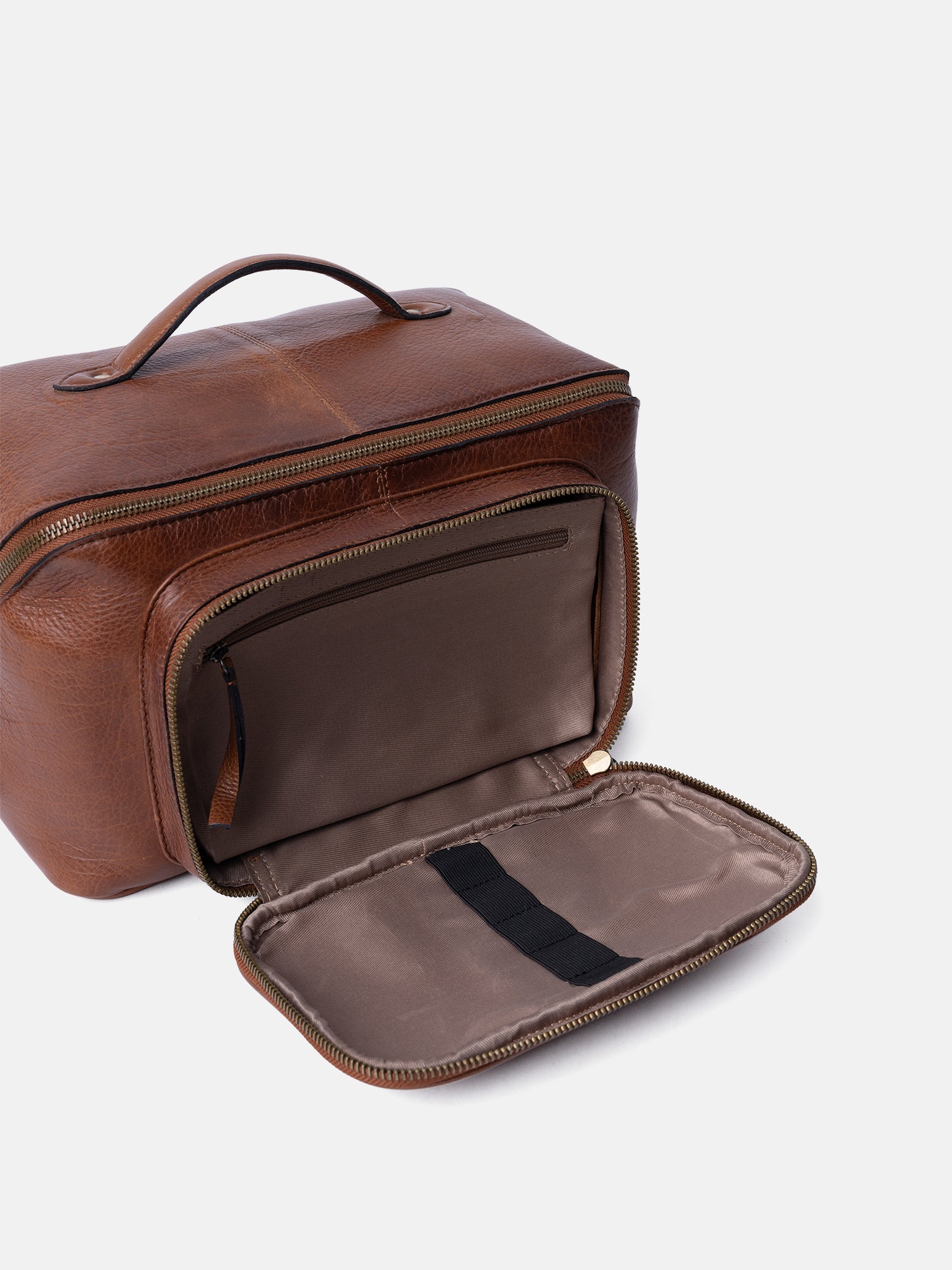 RE:DESIGNED EST 2003 Sally Toiletry Bag Walnut