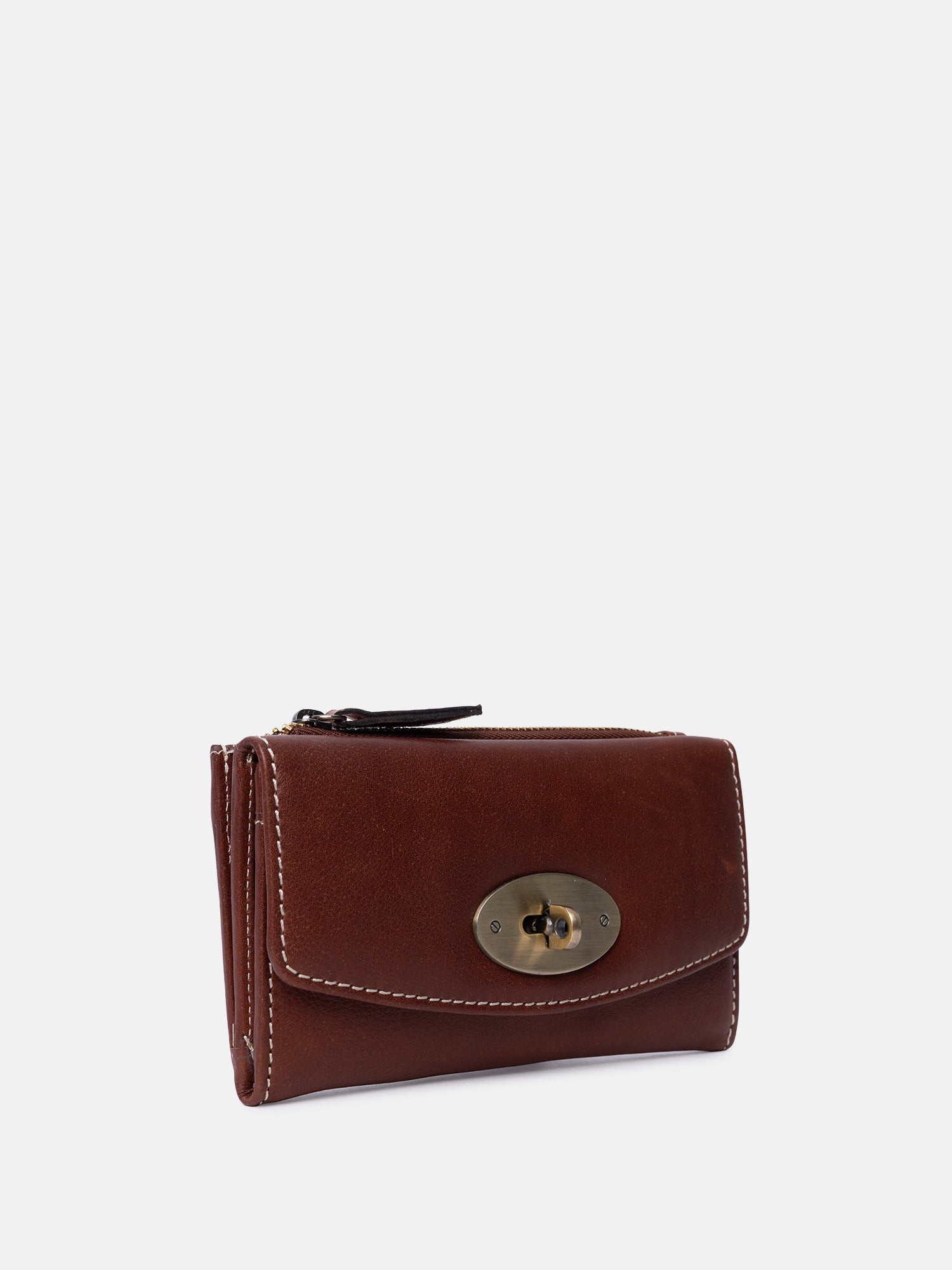 RE:DESIGNED EST 2003 Saya Wallet Big Wallet Cognac
