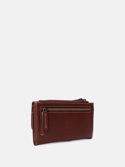 RE:DESIGNED EST 2003 Saya Wallet Big Wallet Cognac
