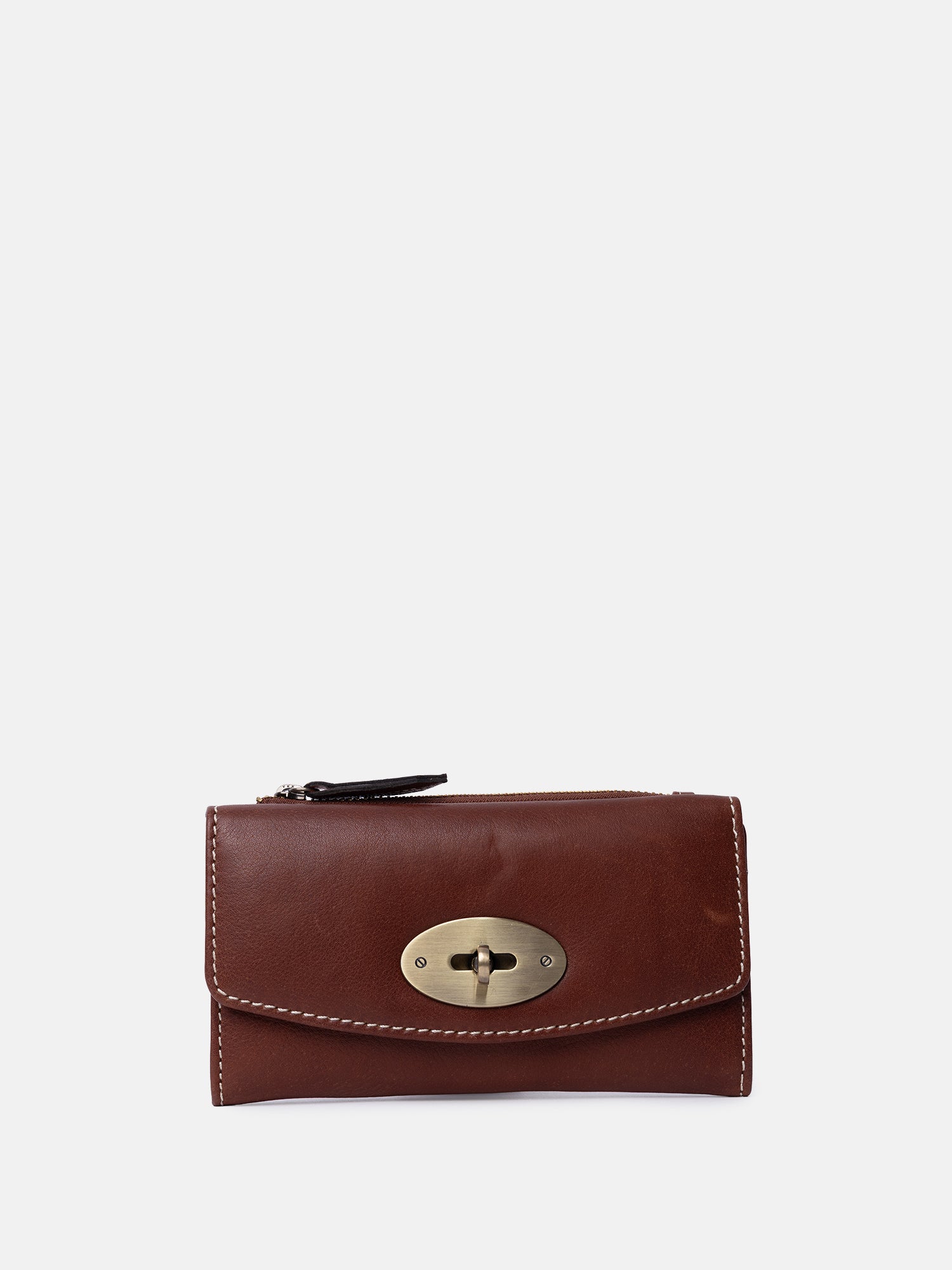 RE:DESIGNED EST 2003 Saya Wallet Big Wallet Cognac