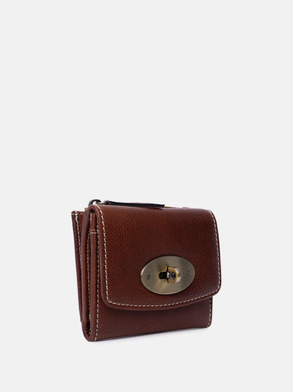 RE:DESIGNED EST 2003 Saya Wallet Small Wallet Cognac