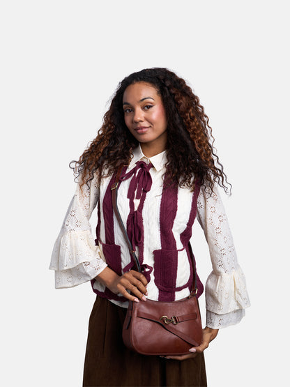 RE:DESIGNED EST 2003 Sif Small Crossover Cognac