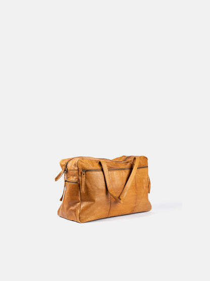 RE:DESIGNED EST 2003 Signe Urban Weekend Bag Burned Tan